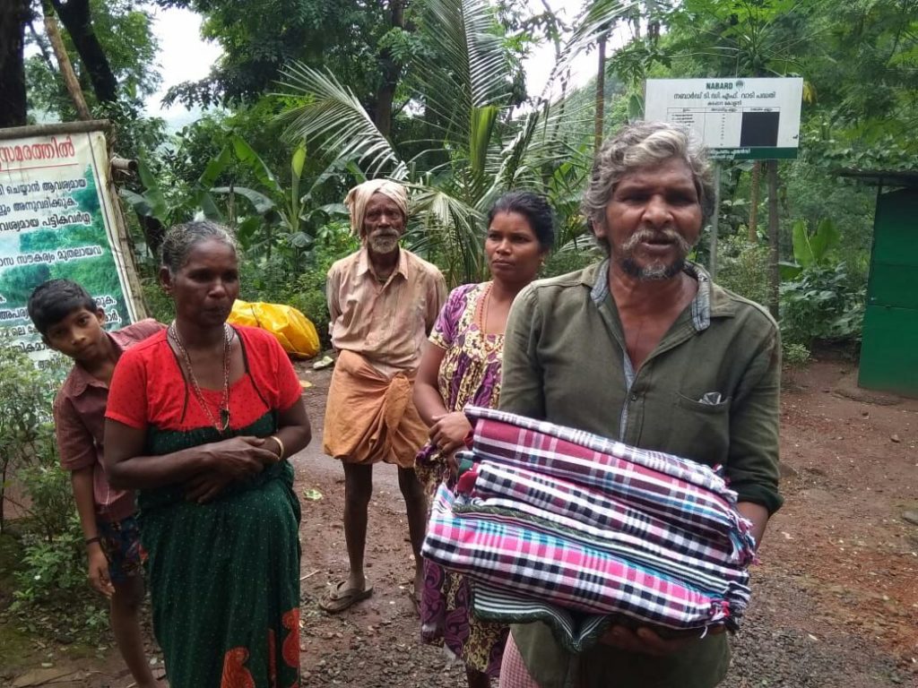 Kerala flood relief work - coscious living center